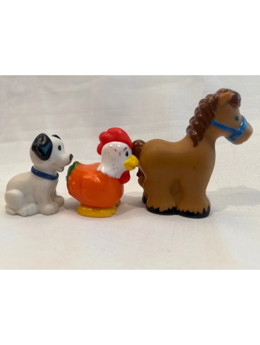 Little People Farm Animal Figures Set - Dog, Chicken, Horse